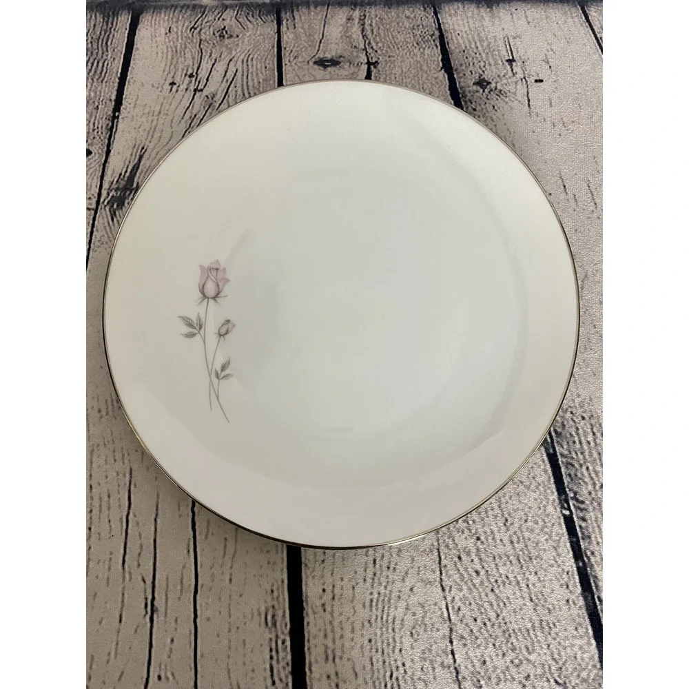Noritake Pasadena Salad Plates Set of 4 VTG 6311 Pink Rosebud 8 1/4
